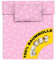 Amilian Kinderbettwäsche 100x135 - Baby Bettwäsche 100x135 Mädchen in Rosa, auch als Kinderbettwäsche 70x140 erhältlich - Herzen Rosa für Mädchen