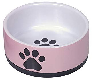 Nobby Ciotola in ceramica rosa zampa diametro 14 x 6,5 cm, 0,4 l, 1 pezzo
