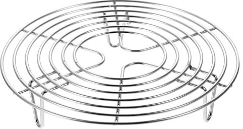 DOITOOL 7.8inch Round Cooling Rack for Cooking and Baking, Stainless Steel Rack, Steaming Rack Stand Canning Rack, Cake Cooling Rack, 1.6inch High