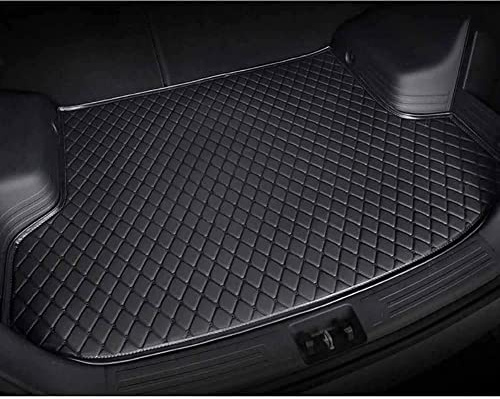 Tailored Car Boot Liner for BMW 8 Series 2door 2019-2023, Leather Car Rear Trunk Liner Mats Guard Tray Waterproof Protector Pad,A/Black