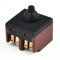 RANRAO Interruptor universal negro, interruptor de botón de repuesto para amoladora angular 100 accesorio de pulidora, interruptor de amoladora angular de mano accesorios de herramientas eléctricas