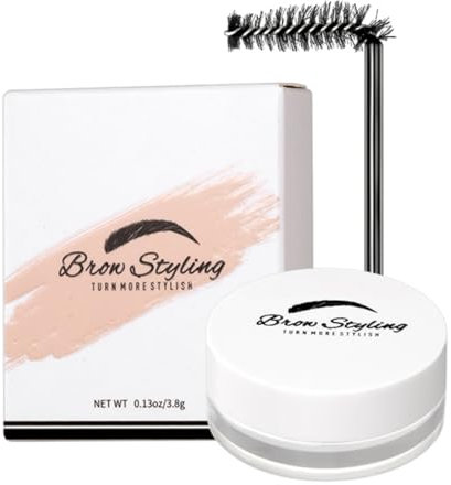 NAOLVE Cire à Sourcils Fixante, Savon Transparent, Savon à Sourcils, Gel à Sourcils Transparent Fixateur, Imperméable, Longue Durée, pour Effet de Stratification, Maintenir les Sourcils en Place