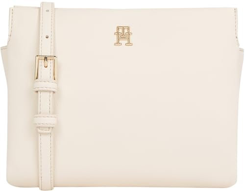 Tommy Hilfiger Damen Crossbody Bag Tasche Legacy Mini mit Tragegriff, Beige (Sugarcane), Einheitsgröße