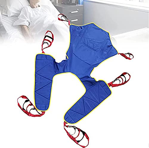 CHENLIU Élingue de levage complet pour patient, sangle de toilette pour patient, ceinture de transfert robuste, écharpe de levage en polyester imperméable, fauteuil roulant, marche, etc., M (M)