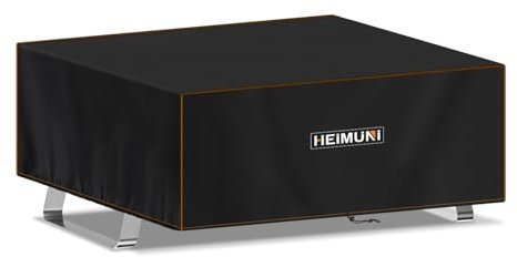 HEIMUNI Funda para Barbacoa, Funda Plancha Exterior Impermeable 420D Oxford Funda Barbacoa Sobremesa Funda para Plancha de Barbacoa Cubierta de Barbacoa Exterior Resistente al Viento (60x45x25cm)