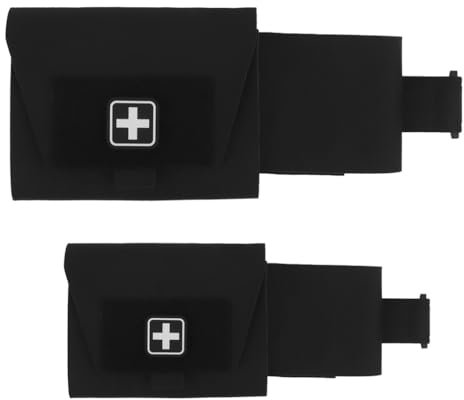 Rotolo Vettore Forniture Mediche Supporto Molle Custodia Design Diviso, Ingranaggio Ad Alta Velocità Reflex Ifak Sistema Pacchetto Kit Di Primo Soccorso Due (Multicam)(2PCS-BK)