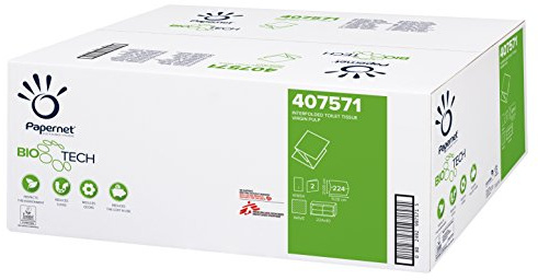 Papernet Carta Igienica Interfogliata Bio Tech - Pacco da 40 x 7944 gr