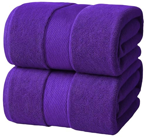 Infinitee Xclusives Jumbo Bath Sheets Towels for Adults – 600 GSM (35X70 Inches)– 100% Ring Spun Cotton, Soft and Absorbent Large Bath Towels for Bathroom