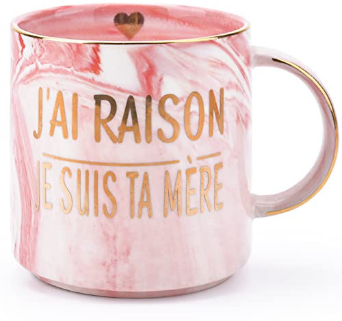 Mug Maman Cadeau Personnalisé Cadeau Maman Original Idée Cadeau Fête des Mères Tasse en céramique Cadeau Femme Anniversaire Noël
