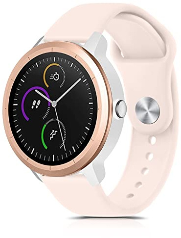 Oumida Armband Kompatibel mit Garmin Venu/Venu Sq/Venu 2 Plus & Garmin Vivoactive 3/Vivoactive 3 Music/Vivomove Style/Vivomove 3/Luxe/HR, 20mm Verstellbares Silikon Sport Uhrenarmband, Pulversand