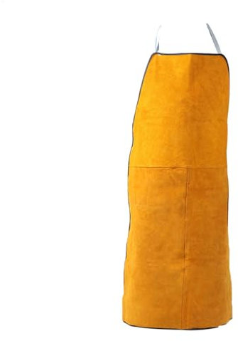 Feuerhemmende Schweißerschürze Aus Leder – Hitzebeständige Schutzkleidung | Arbeits-Lederschürze Für Metallverarbeitung, Elektroschweißen, Mechanik, Werkstatt, Sicherheitskleidung Für Industrie