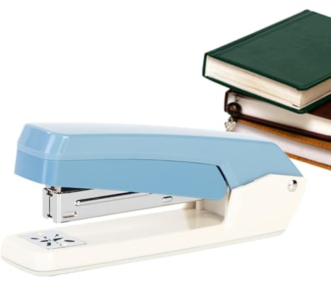Longs Reach Desk Stapler – Swing Arm Binding Device, Anti Jam Rotating Mechanism, Heavy Duty Office Tool | School Home Crafting Packaging Construction Classroom Stationery Accessory