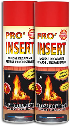 Fulgator - Entretien Feux - Pro Insert - Super Nettoyant Vitres Insert et Plaques Vitroceram - 500 ml - Lot de 2