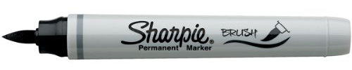 Sharpie Brush Tip Permanent Marker - Black