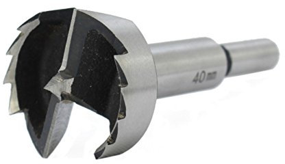 Weischer® - Forstnerbohrer gezahnt Ø 100 mm | Holzbohrer Astlochbohrer Topfbohrer | Rundschaft | Weichholz & Hartholz | stabiler & bruchfester Bohrer | Zentrierspitze für präzise Bohrung