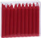 Spetebo Kleine Echtwachs Stabkerzen 20er Pack - rot - Weihnachtskerzen Set ca. 11 cm Höhe - Christbaumkerze Baumkerze Advents Deko Kerze