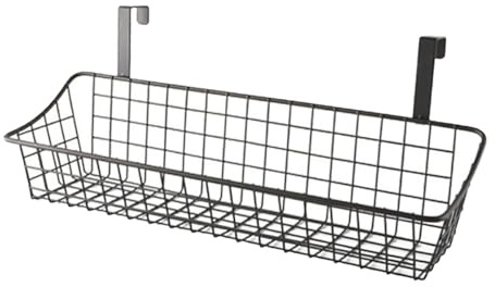 Folpus Panier Mural Suspendu en Métal, Solution de Stockage Moderne pour La Maison, 12x6x40cm