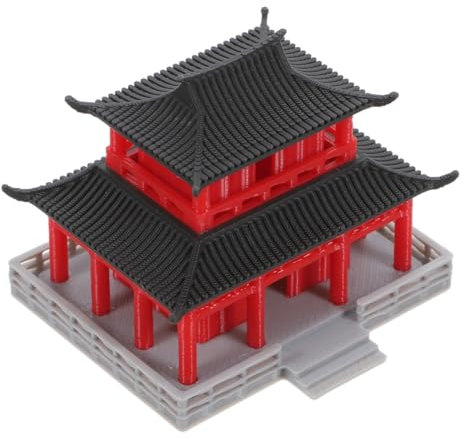 ibasenice Statua Del Padiglione in Miniatura Per Acquario Decorazione Paesaggistica Architettonico Statuina Da Tavolo Micro Paesaggio Accessori Per Bonsai