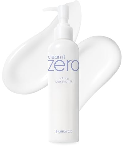 BANILA CO Clean It Zero Calming Cleansing Milk | Vegan Cleanser for Sensitive Skin | Oat & Rice Protein, Centella Asiatica Leaf Water | Soft Barrier-Care Korean Makeup Remover (200ml / 6.76 fl oz)