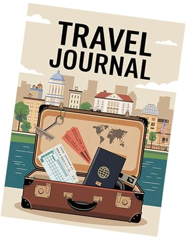 Creative Travel Journal Notebook with Personalizable Paper Page Vacation Planner Scrapbook Trip Organizers Logging Book Vacation Planner