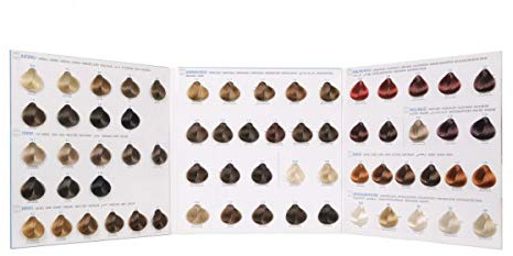 Nuancier coloration cheveux 3Deluxe 100 mechettes