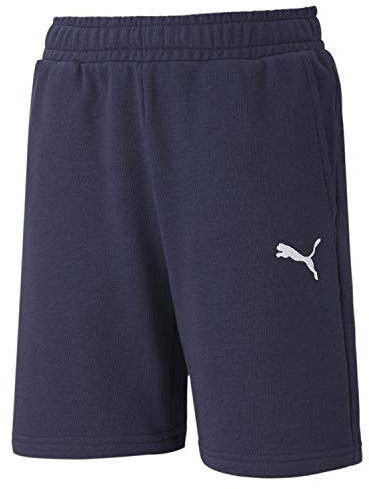 PUMA Unisex Kinder, teamGOAL 23 Casuals Shorts Jr Short, Peacoat, 176