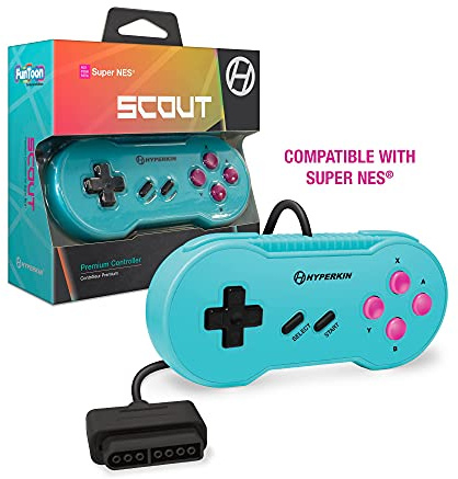 Hyperkin Scout Premium Controller for Super NES (Hyper Beach) Funtoon Collector's Edition - Super NES