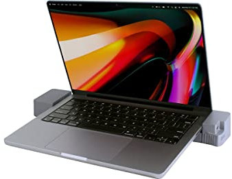 LANDINGZONE Macbook Pro M1/M2 35,6cm 14Zoll Dock 140W adapt. 3.2 Gen 2 D-port USB-C HDMI Ethernet t 2-way audio Kensington lock