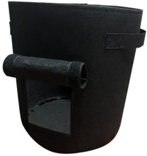 SUPVOX De Culture Respirants en Tissu Non Tissé Épais pour Pommes De Terre Carottes Tomates Et Oignons Fenêtre À Rabat Noire pour Une Récolte Facile