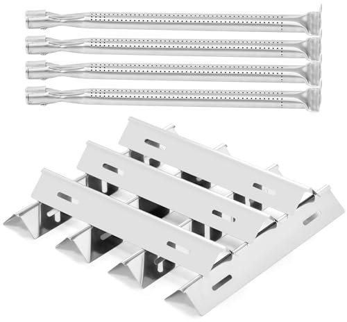 Gcostar Grill reservdelar för Napoleon P500RSIBPSS-3 Prestige 500 4-brännare flytande propan infraröd gasgrill, ersättningsdel för Napoleonbrännare N100-0044 searplatta N305-0082