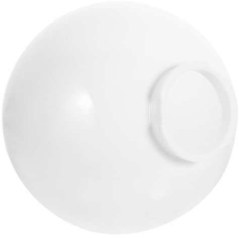 UKCOCO Globo Acrílico Blanco Para Lámpara De Exterior Pantalla Esférica Ø 25 Cm Cubierta Resistente Al Polvo E Impermeable Accesorios Para Farolas De Jardín