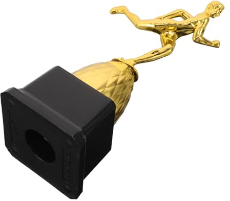 Alipis Coppa Premio Sportiva Dorata in Plastica Grande per Gare Scolastiche e Feste, Coppa da Corsa Resistente e Stabile, Premio Gara per Cerimonie Sportive e Riconoscimenti Outdoor