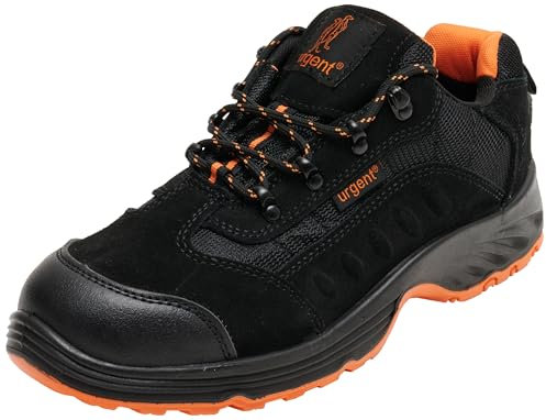 Arbeitsschuhe Sicherheitsschuhe URGENT 210 S1, Schwarz / Orange, 44 EU