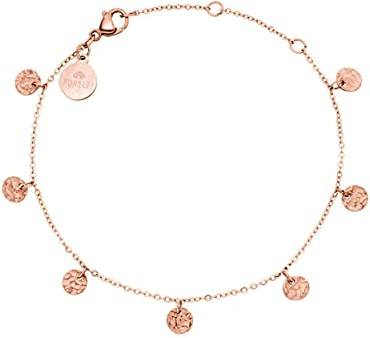 Purelei® Malihini Coin Armband (Roségold) – Elegantes, verspieltes Damen Armband mit Plättchen – Edelstahl 18K vergoldet – Verstellbare Länge 16/17,5/19 cm – Hawaiianisch inspiriert & wasserfest