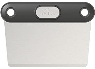 Witt Pizza Dough Scraper - Professional Grade with Sharp Stainless Steel Blade and Practical Handle – Great for Measuring and Cutting Raw Pizza Dough