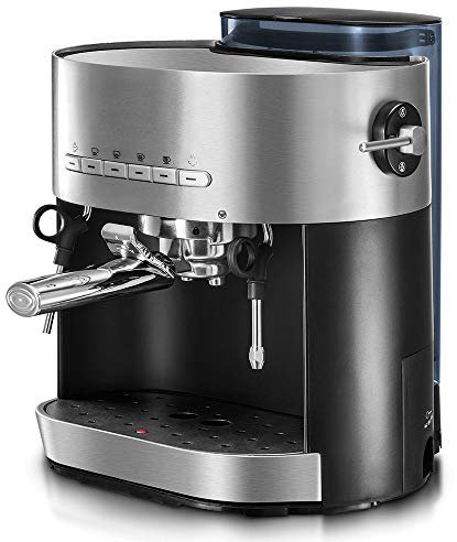 FLBT Machine à café avec mousseur à Lait à Induction Fonction 3 en 1 pour Espresso Machine Tout-en-Un à Expresso Pompe à 15 Bars et mousseur à Lait Needed