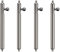ZoRoll Federstege 20mm, Quick Release Edelstahl Federstangen Uhrösen für Uhrenarmband Federstifte 20mm breite Uhr - (4 Stück)