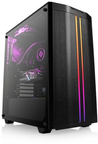 Boost Boxx Amazon Exclusive Gaming PC con Intel Core i7-12700KF 8x3600 MHz, 2000 GB M.2 PCIe SSD, 32 GB DDR5-RAM, NVIDIA GeForce RTX 4070, HDMI, DVI, DisplayPort, Waku, USB 3.2, Advanced M10600A