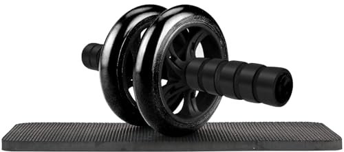 Bnlei Bauchroller mit Matte, Abdominal Trainer Bauchtrainer für Zuhause, Ab Roller Wheel Effektives Bauchmuskel Fitness Zubehör Trainingsgerät für Männer und Frauen