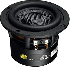 4InchPure Bass Speaker 4Ohm 8Ohm 80W o Subwoofer Speakers Glass Fiber Woofer Loudspeaker For Home Theater DIY 1PC