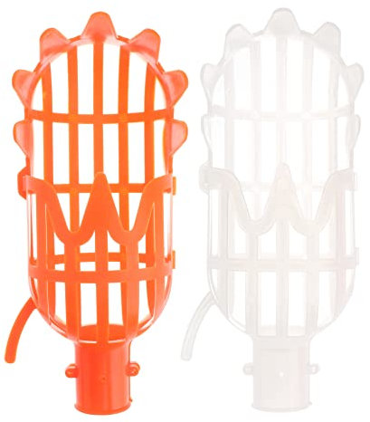 FUNOMOCYA 2piezas Herramientas para Aclarear Frutos Cestas Recolectoras De Fruta para Jardín Recogedor De Árboles Frutales Equipo para Fruta Sin Pértiga para Mangos Naranjas y