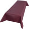 Sensalux Bierzeltgarnitur, Tischdecke aus stoffähnlichem Vlies, Standard 100 by Oeko-TEX, ideal für Jede Feier, Catering, Hochzeit, Geburtstag, 1m x 2,5m, Bordeaux