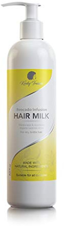 Kinky Tresses Avocado Infusion Hair Milk | Moisturizes, Nourishes & Seals Cuticles | Soft & Silky, 8 Oz