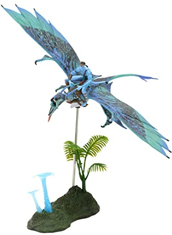McFarlane Toys - Disney Avatar – World of Pandora Jake Sully and Bob Banshee Movie Action Figure – Disney Toys – collectible Figure – Ages 8+