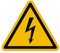 Aufkleber Elektro (15 Stück, 50 mm) - Achtung Strom Warnaufkleber - Warnung vor elektrischer Spannung - Gefahren Sticker Hochspannung (Sicherheitszeichen nach ASR A1.3 / ISO 7010 / W012) Gelb-Schwarz