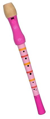 skola blockflöjt Trä 8-håls högfrekvent blockflöjt Professionellt framförande musikinstrument Åttahåls blockflöjt (Color : Pink)