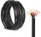 Yinaolan 13 adriges Kabel für Anhänger 5m Abschleppseil 13 adriges Anhängerkabel schwarz für Wohnwagen LKW Industrie