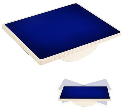 Welspo Planche d'équilibre de fitness pour l'équilibre et la stabilité, Balance board bois, Planche équilibre en bois