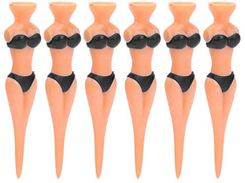 Bikini Girl -Tee, PE-Kunststoff, Trainings- und Übungszubehör, Pitchfork-Beine für Green Patching Scratch Prevention (Black)