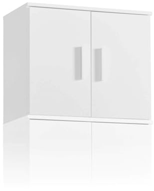 mokebo Schrankaufsatz 'Der Turm' Mehrzweckschrankaufsatz weiß für extra Stauraum und Höhe, kombinierbar mit unseren Mehrzweckschränken